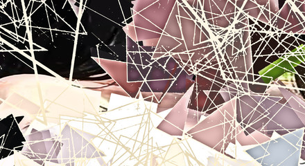 Modern art. Colorful contemporary artwork. Color strokes of paint. Brushstrokes on abstract background. Brush painting.