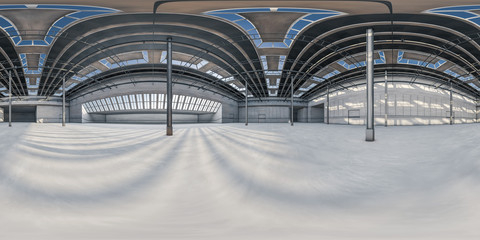 exhibition hall empty 360° vr