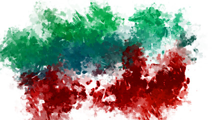 Brushed Painted Abstract Background. Brush stroked painting. Artistic vibrant and colorful wallpaper.