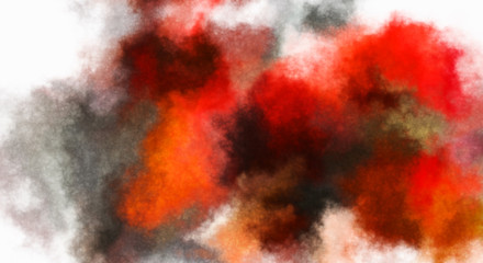 Watercolor painted background. Abstract Illustration wallpaper. Brush stroked painting. 2D Illustration.