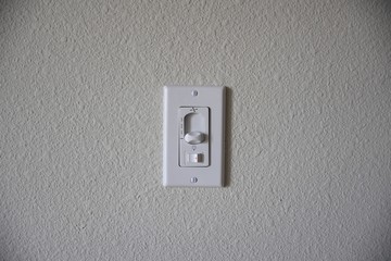 3 Speed White Wall Mount Universal Ceiling Fan Remote Control