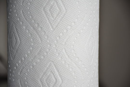 Kitchen Paper Towel Roll Texture Isolated