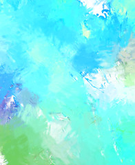 Fototapeta na wymiar Brushed Painted Abstract Background. Brush stroked painting. Artistic vibrant and colorful wallpaper.
