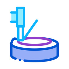 Obraz premium tire and jack icon vector. tire and jack sign. color symbol illustration