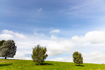 view of hill and sky