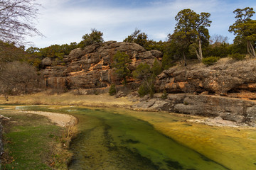 river in the mountains
