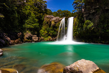 Fototapeta na wymiar Tawhai waterfall in Tongariro NP
