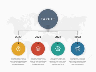 Colorfull infographics template Premium Design