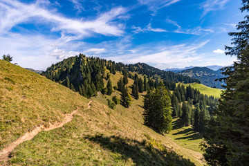 Obraz premium Fantastic hike at Balderschwang
