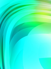 Fototapeta premium Abstract background with colorful gradient. Vibrant graphic wallpaper with stripes design. Fluid 2D illustration of modern movement.