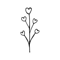 Colorful black and white pattern for coloring. Daisy flower illustration.