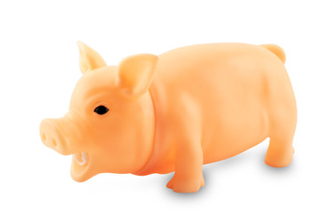 Plastic toy pig