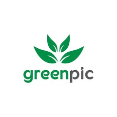 Green Pic Logo Templates and Vector