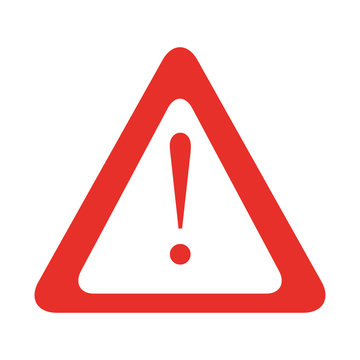 triangle warning sign isolated icon vector illustration design