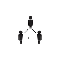 social distancing icon