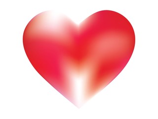 Blurred background in the form of a heart.