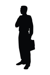Business man silhouette