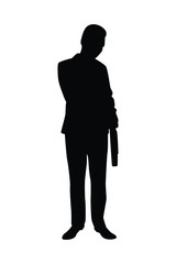 Business man silhouette