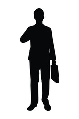 Business man silhouette