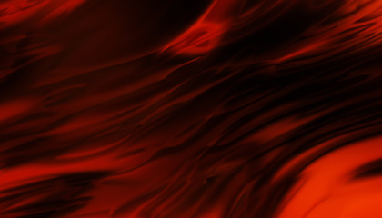 Fluid abstract background with colorful gradient. 2D illustration of modern movement.