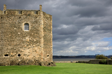 Blackness (Scotland), UK - August 15, 2018: Blackness Castle, Blackness, Scotland, United Kingdom