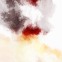 Watercolor painted background. Abstract Illustration wallpaper. Brush stroked painting. 2D Illustration.