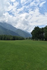 landscape in the mountains