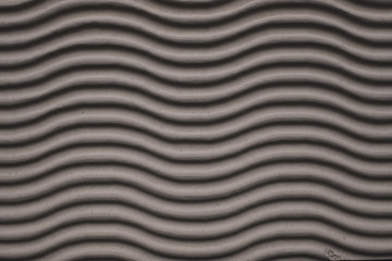 Texture Facade wave tile. Gray color