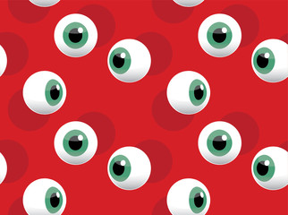 Eyeball Spinning Vector Seamless Background Wallpaper-01
