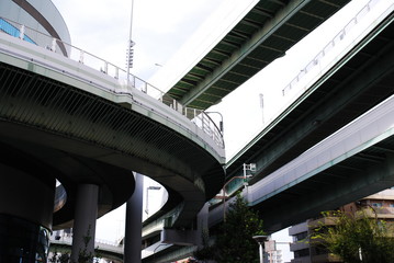 Fototapeta premium 都市高速