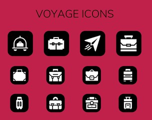 voyage icon set