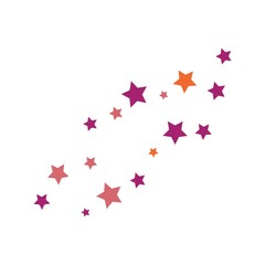 set of abstract stars background template vector illustration