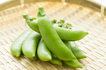 春野菜のスナップエンドウのイメージ写真