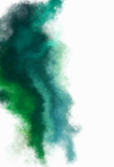 Watercolor painted background. Abstract Illustration wallpaper. Brush stroked painting. 2D Illustration.