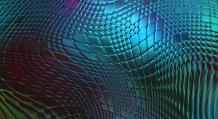 Abstract background. Colorful wavy design wallpaper. Creative graphic 2d illustration. Trendy fluid cover with dynamic shapes flow.