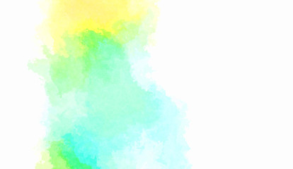 Watercolor painted background. Abstract Illustration wallpaper. Brush stroked painting. 2D Illustration.