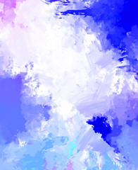Brushed Painted Abstract Background. Brush stroked painting. Artistic vibrant and colorful wallpaper..