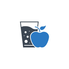 Healthy Food related vector glyph icon. Isolated on white background. Vector illustration.