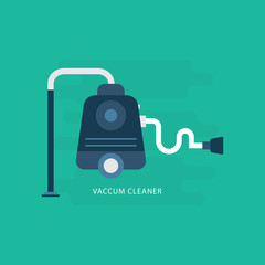 Fototapeta premium Vacuum cleaner vector icon sign symbol