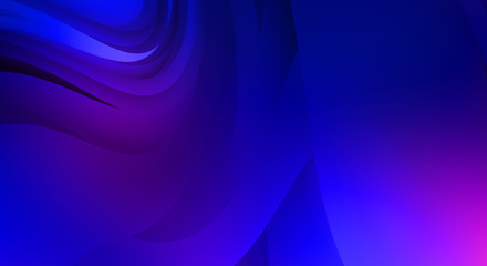 Abstract background with colorful gradient. Vibrant graphic wallpaper with stripes design. Fluid 2D illustration of modern movement.