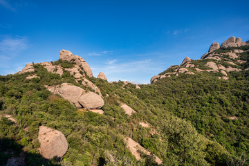 Mountain of Montserrat, Catalonia Spain.