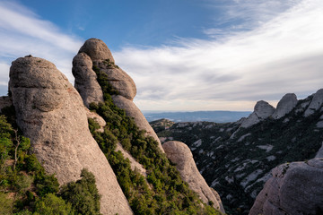 Fototapeta premium Mountain of Montserrat, Catalonia Spain.