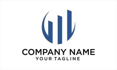 Fototapeta premium FINANCIAL INVESTMENT LOGO DESIGN CONCEPT