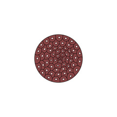 Papilloma virus. Doodle element. Vector illustration.