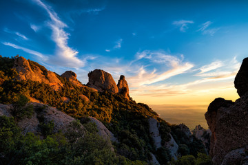 Mountain of Montserrat, Catalonia Spain.