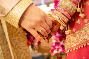 Bride and groom together forever 