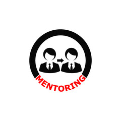 Mentoring concept icon. Simple element illustration. Mentoring concept