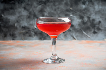 Blood oranges margarita on the rustic background. Selective focus. Shallow depth of field.