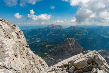 Fototapeta premium Mountain tour on the Watzmann
