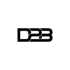 d2b letter original monogram logo design